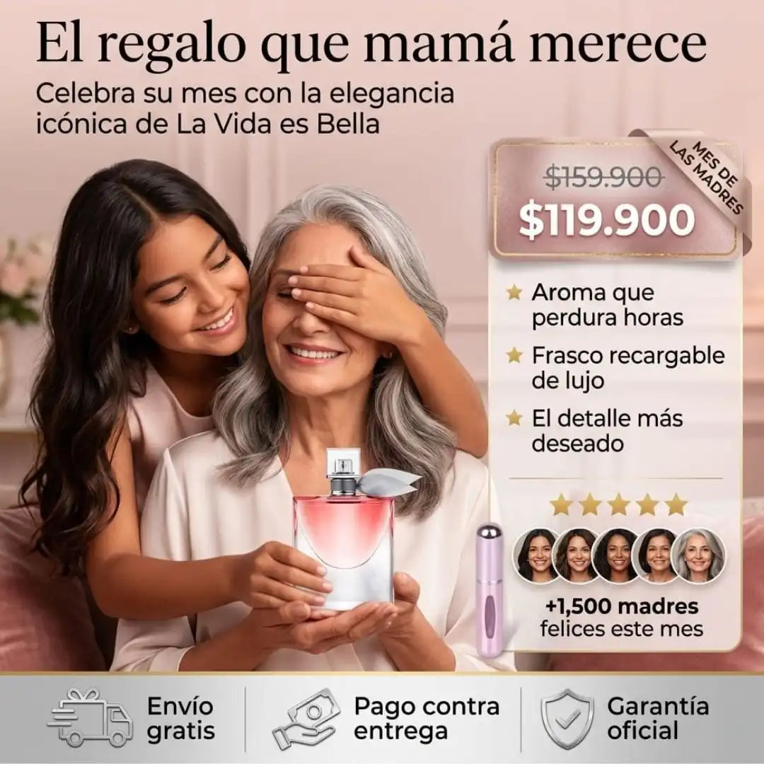 PERFUME LA VIDA ES BELLA + PERFUMERO