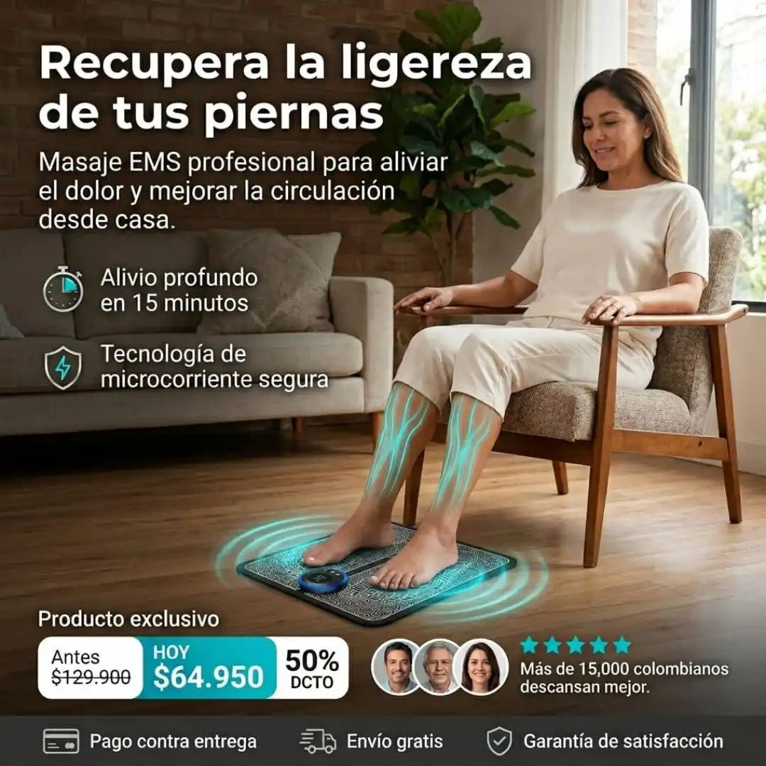 Tapete Masajeador Electroestimulador