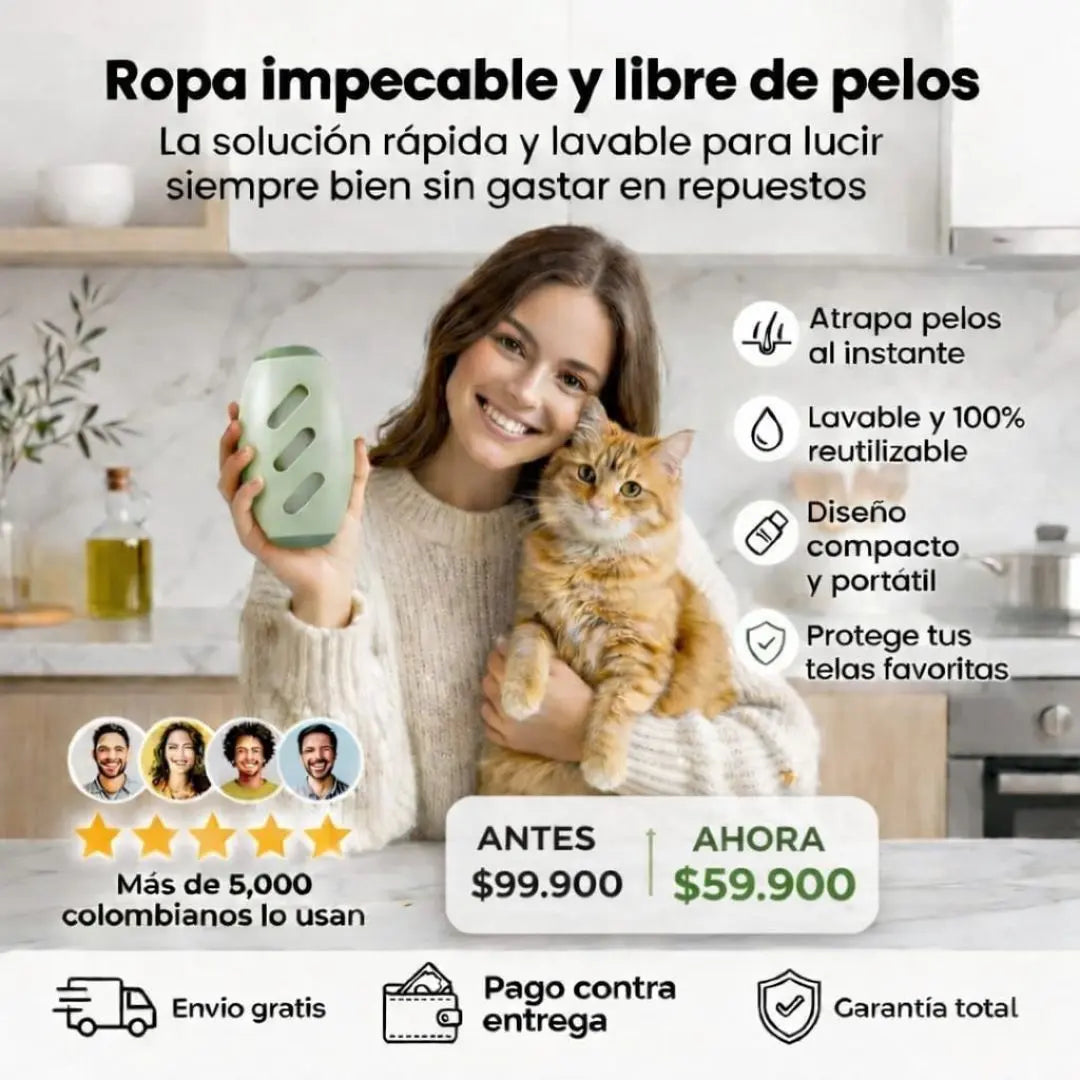 Quita Pelos Lavable